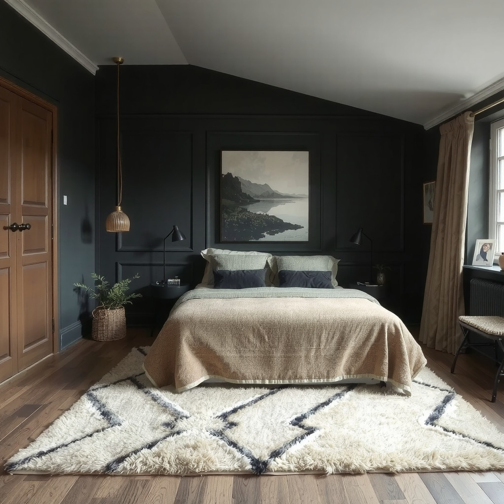 20 Dark Bedroom Ideas Featuring Moody Colors for Deep Sleep