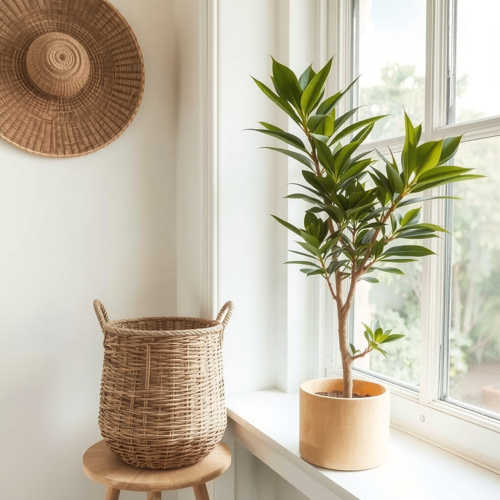 Plant placement near window