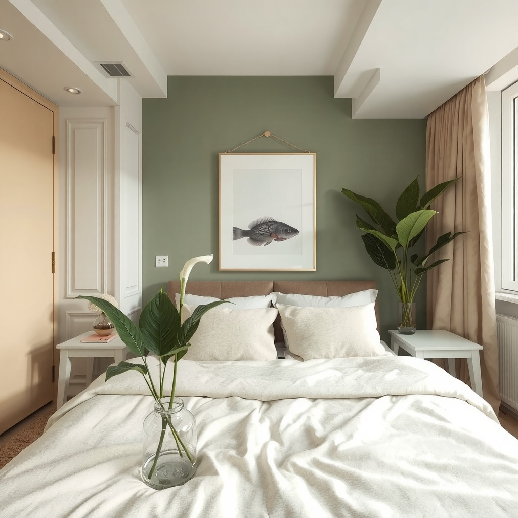 Living Room with Indoor Plants