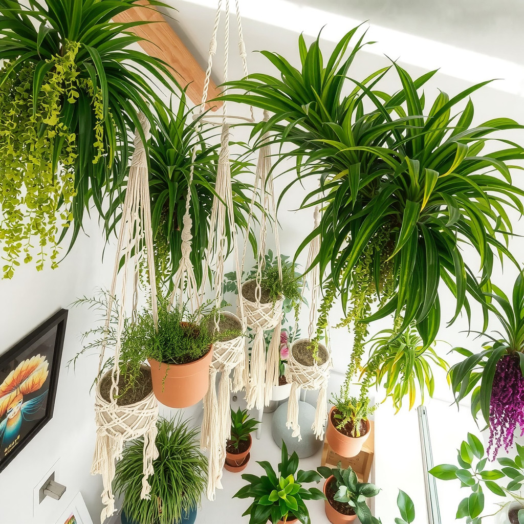 Indoor Plants under Lighting