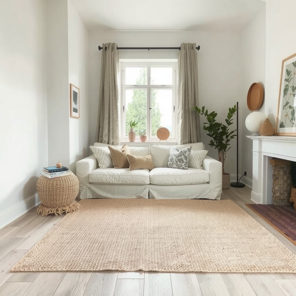 Layered textiles and soft materials in a compact lounge