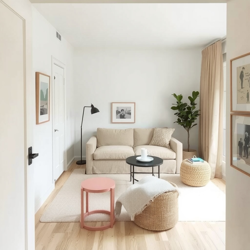Small living room layout