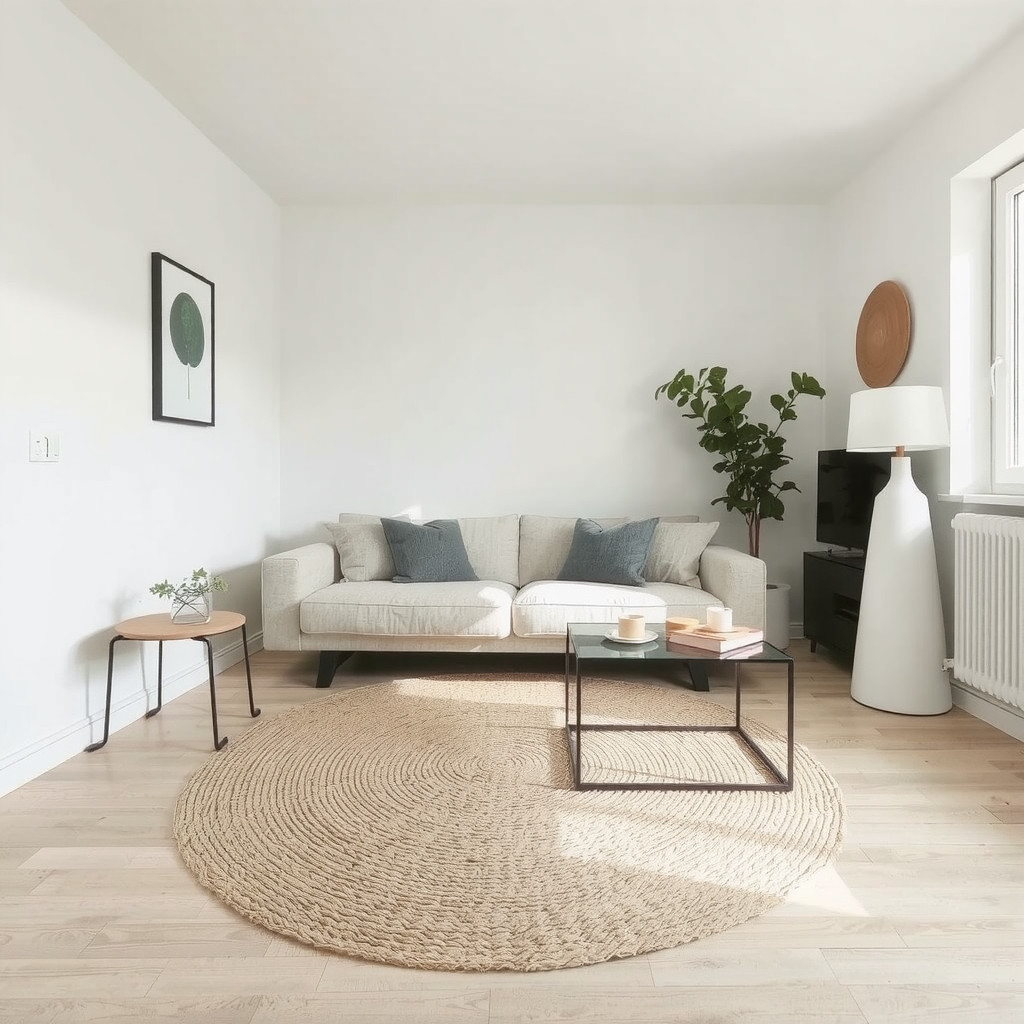 Calm Budget Seating Zones for a Simple Living Room