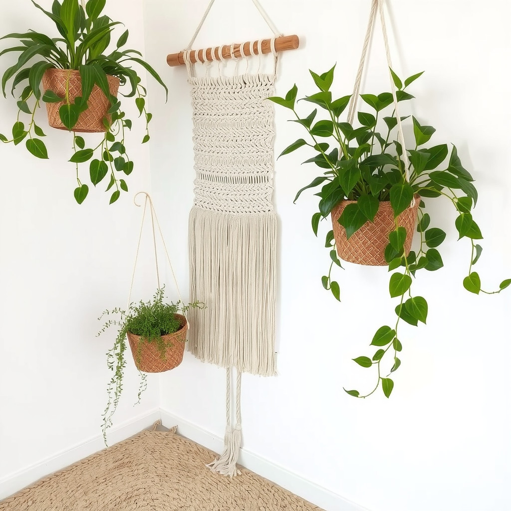 Hanging plant basket