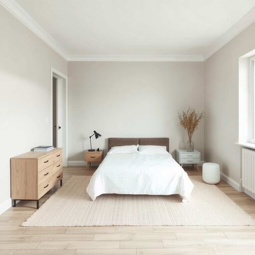 Bedroom with minimalist layout