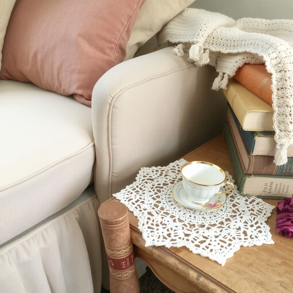 Grandmacore textiles and materials