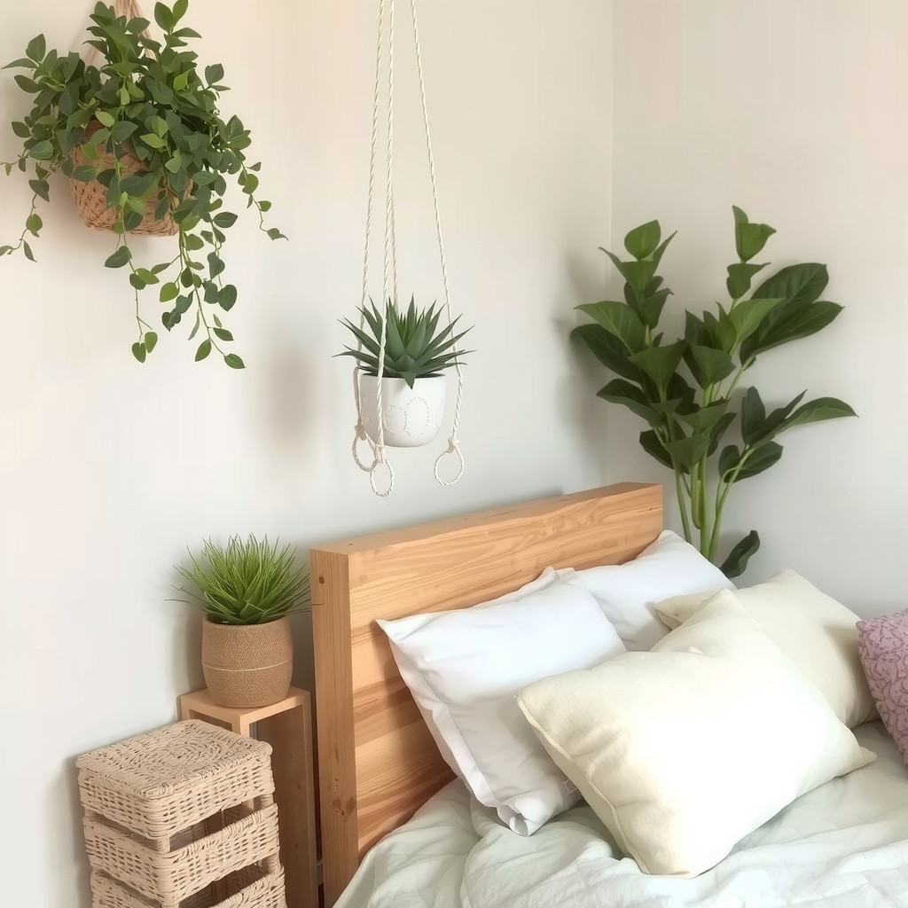 A cozy bedroom with table lamps and soft shades