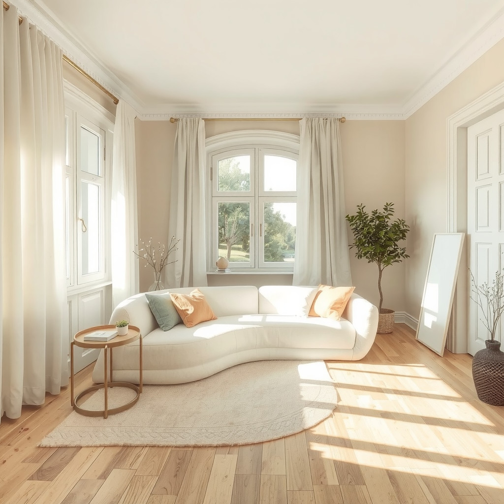 Designing a Sanctuary: The Warm Minimalist Living Room