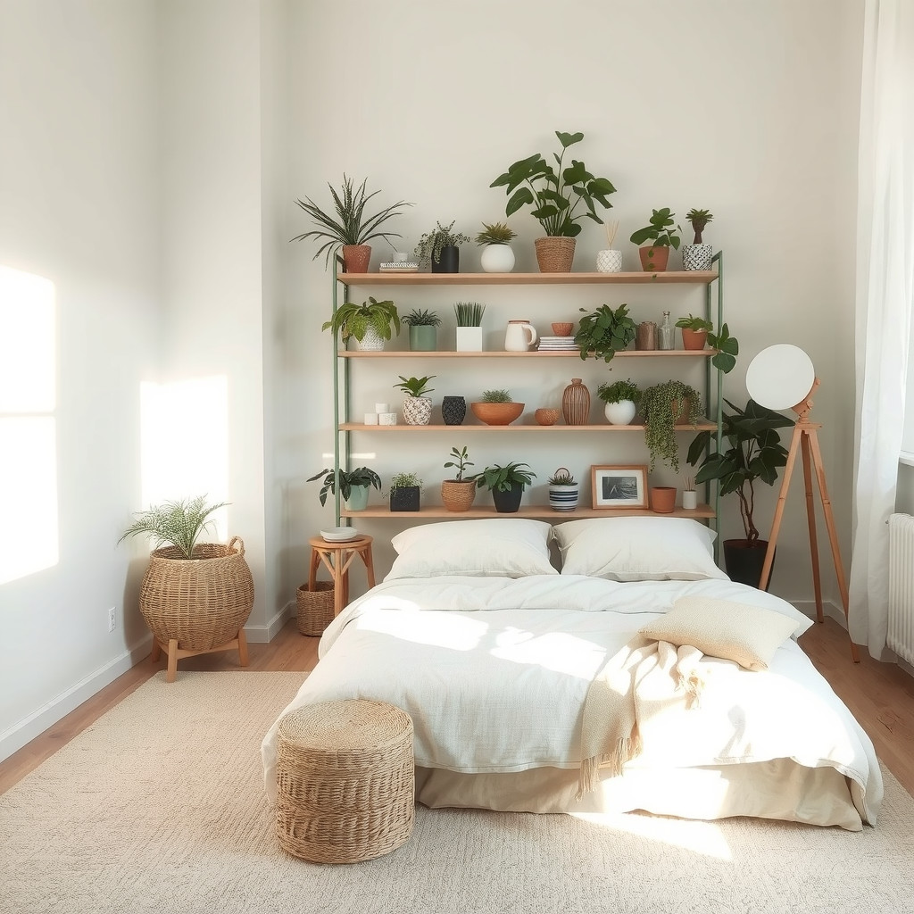 Designing a Serene Bedroom with Plants