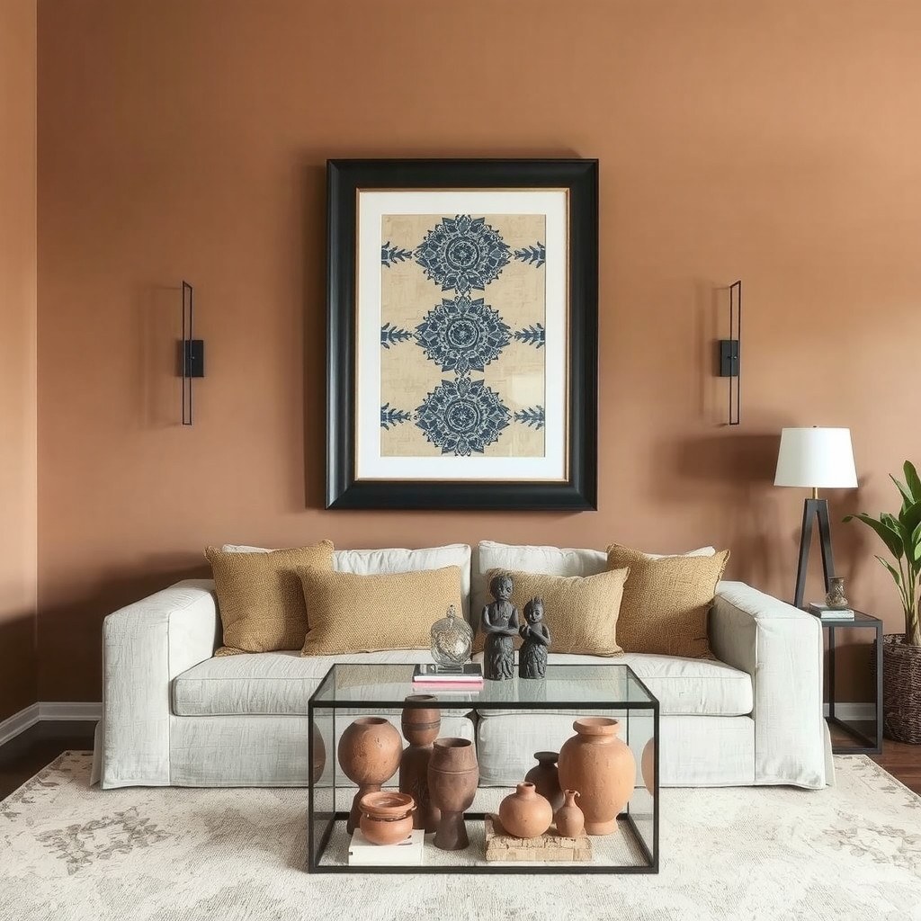 Afro-chic focal wall