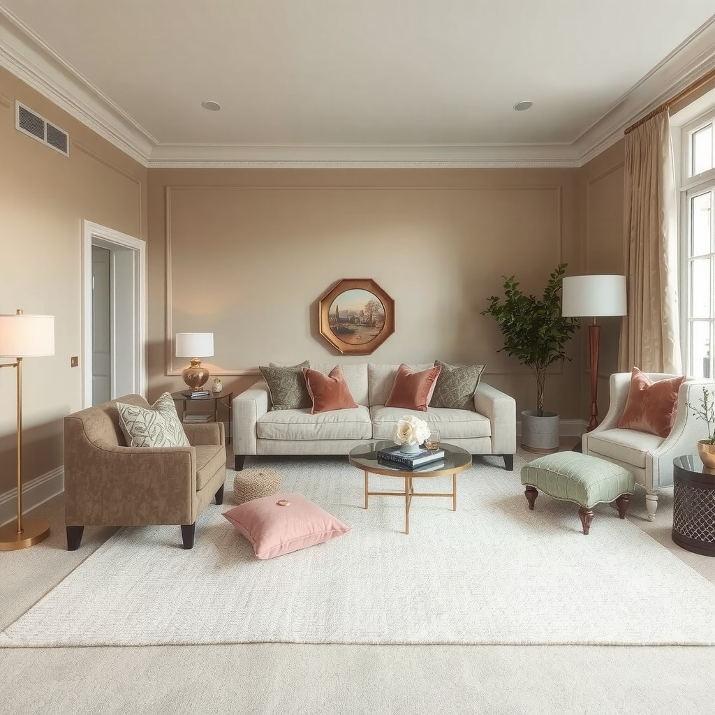 Designing an Elegant Whimsical Living Room