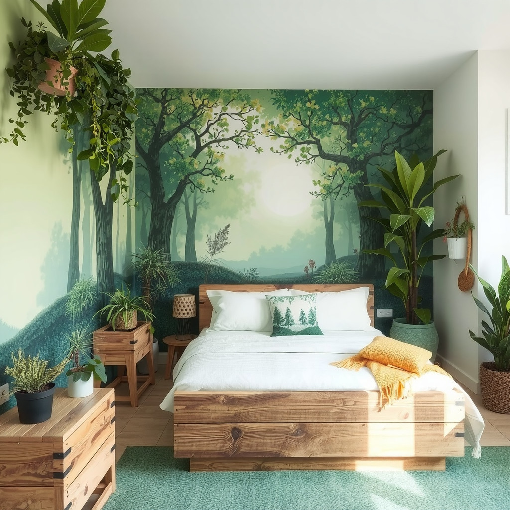 Nature-inspired mural