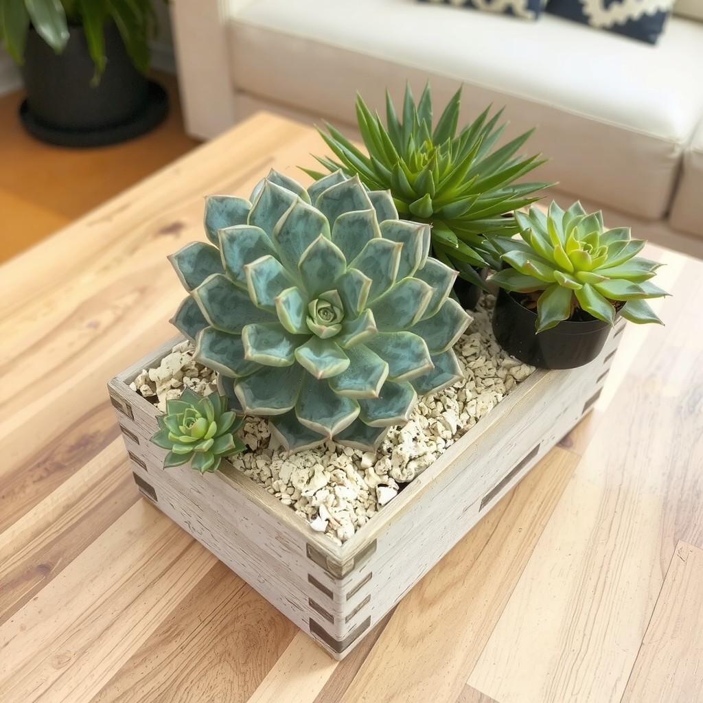 Succulent arrangement