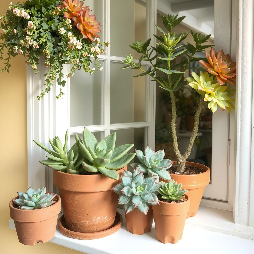 Succulent arrangement