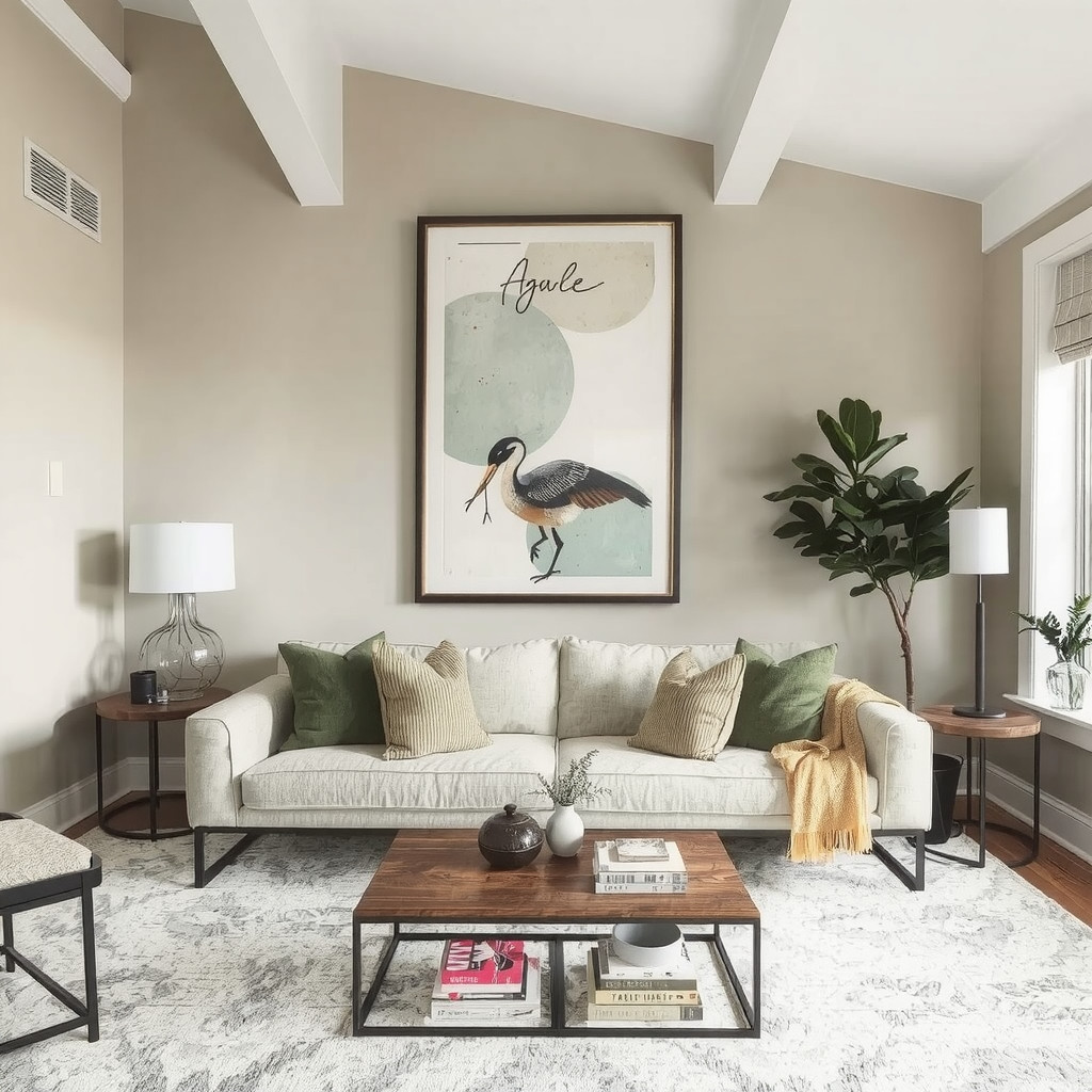 Elevating Your Living Room with Creative Wall Decor