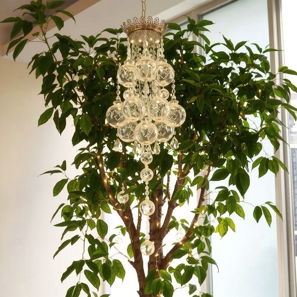 Whimsical bubble chandelier lighting