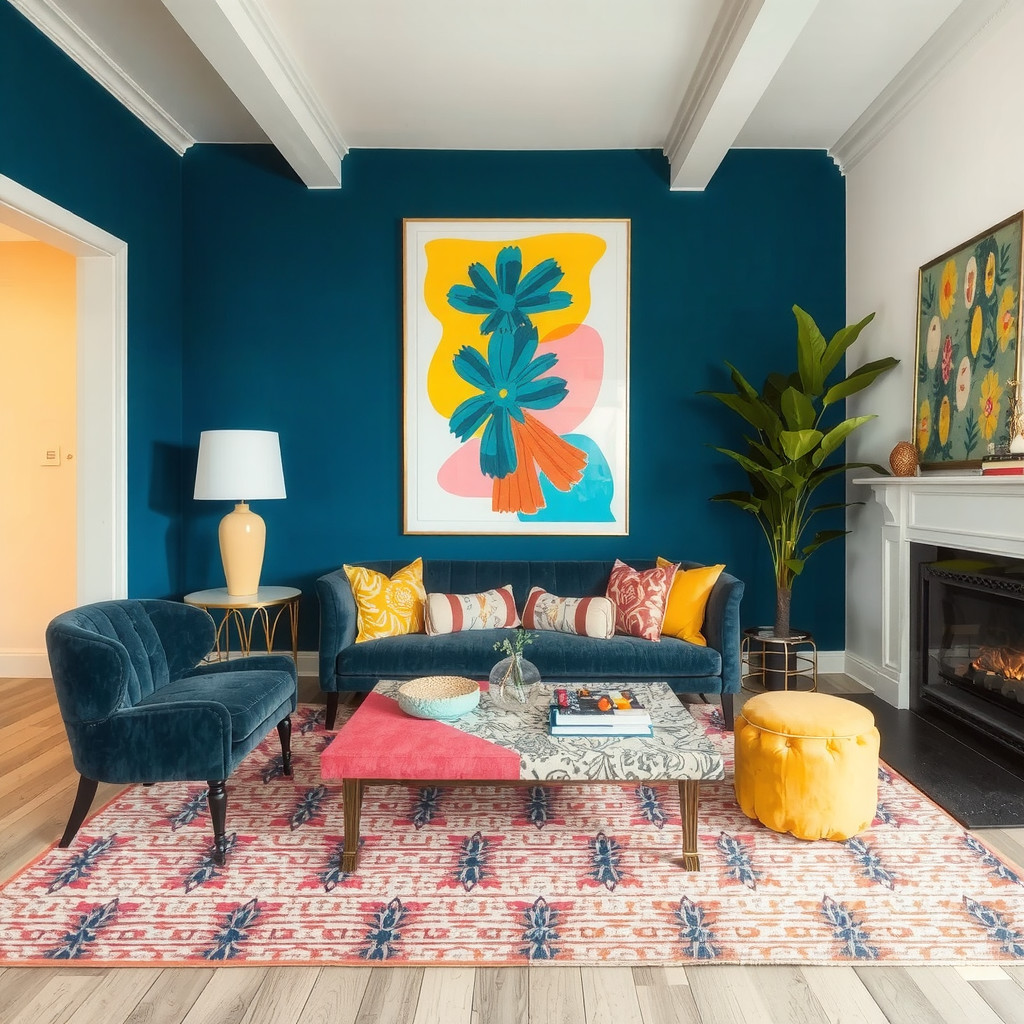 Living room focal point