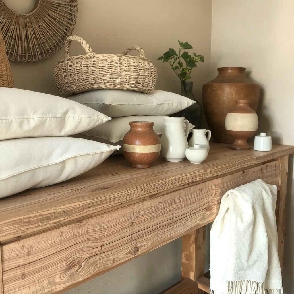 Natural materials and textiles vignette