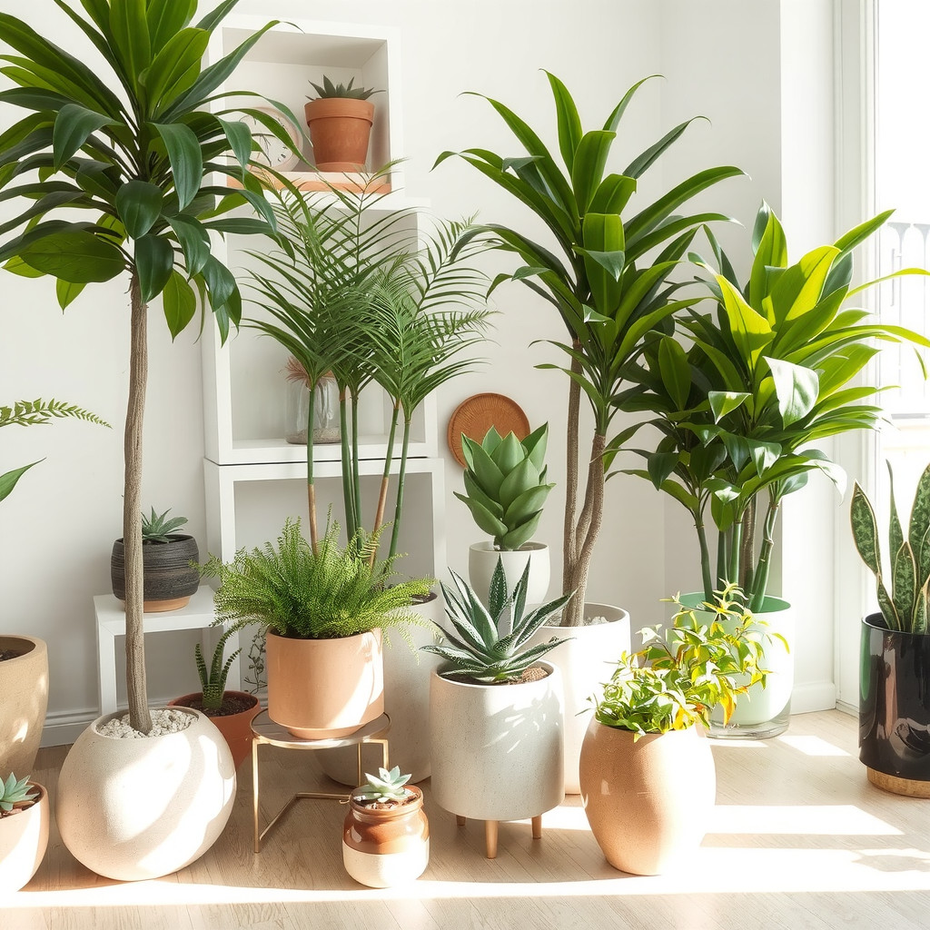 Indoor Plants Ideas for Living Room