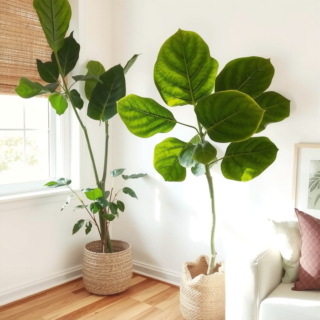 Layered Greenery: Living Room Plant Styling