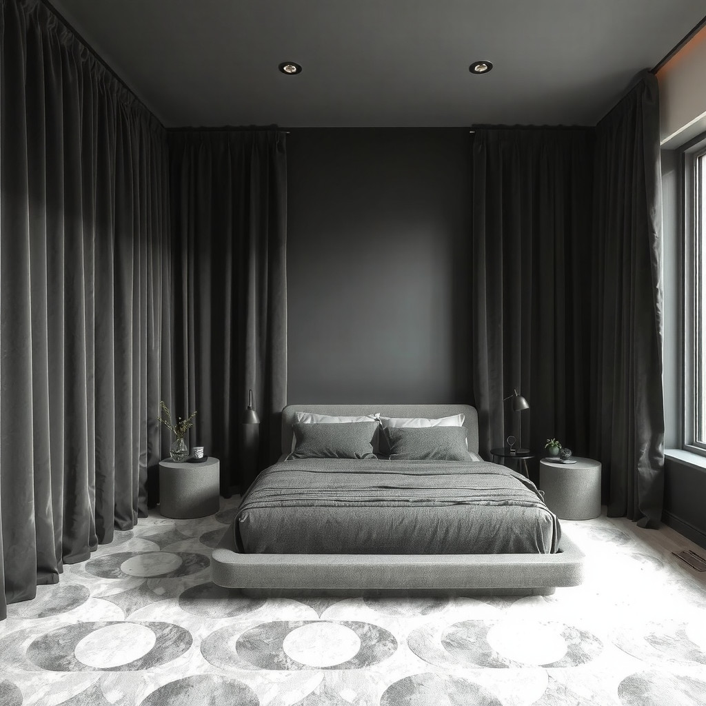 Midnight Sanctuary: Designing a Dark Aesthetic Bedroom