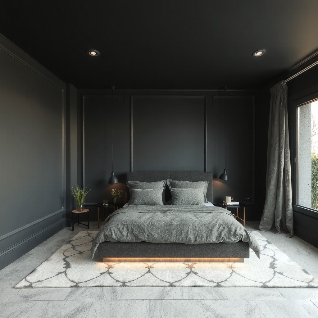 Midnight Sanctuary: Mastering the Dark Aesthetic Bedroom