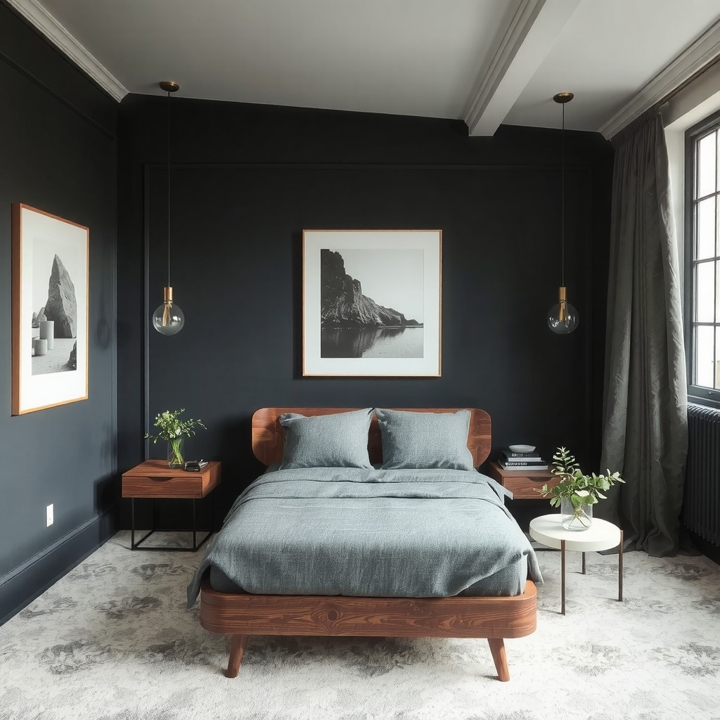 Midnight Velvet: Designing a Luxurious Dark Bedroom