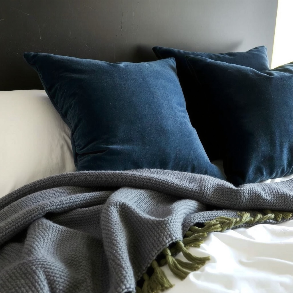 Rich textures in dark bedding