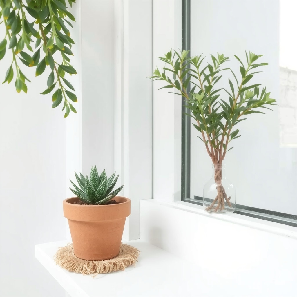 Succulents in Minimalist Space