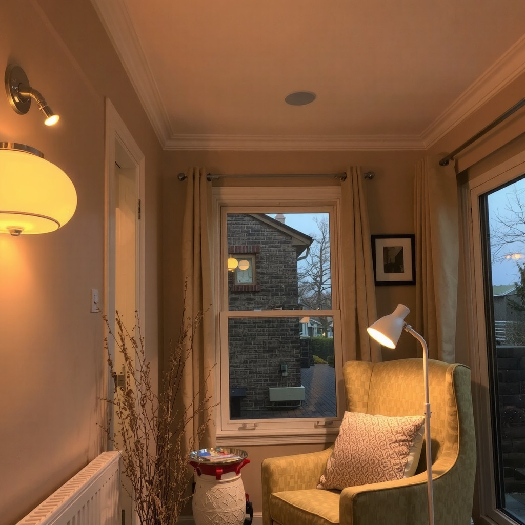 Warm layered lighting