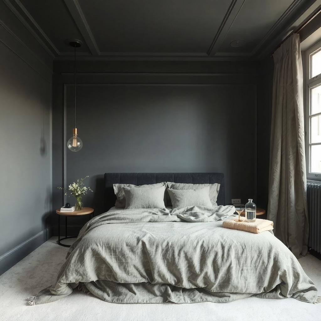 Sanctuary of Shadow: Designing a Moody Bedroom for Deep Sleep