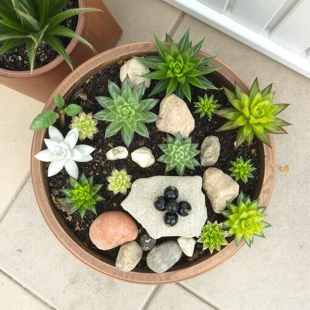 Succulent garden