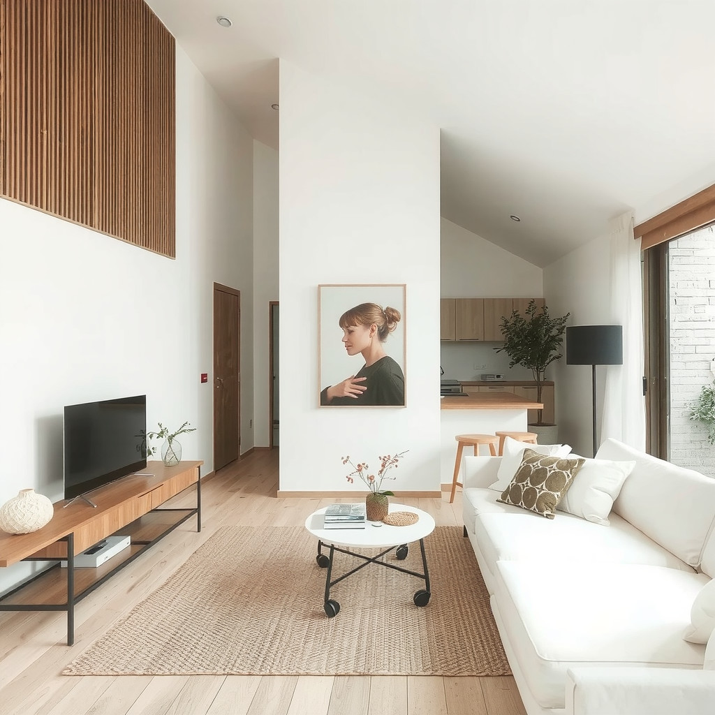 Small minimalist space