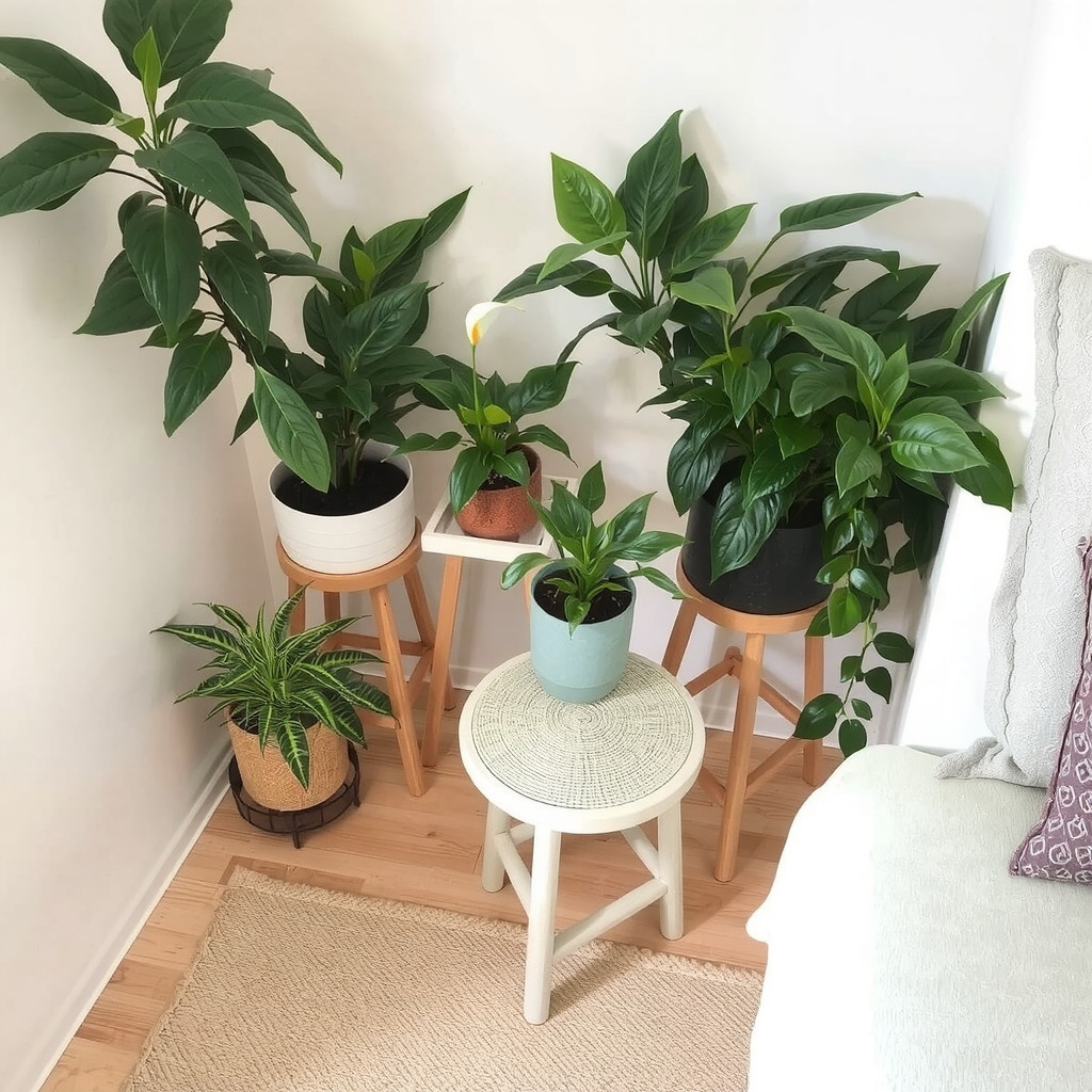 Cluster of beginner-friendly plants