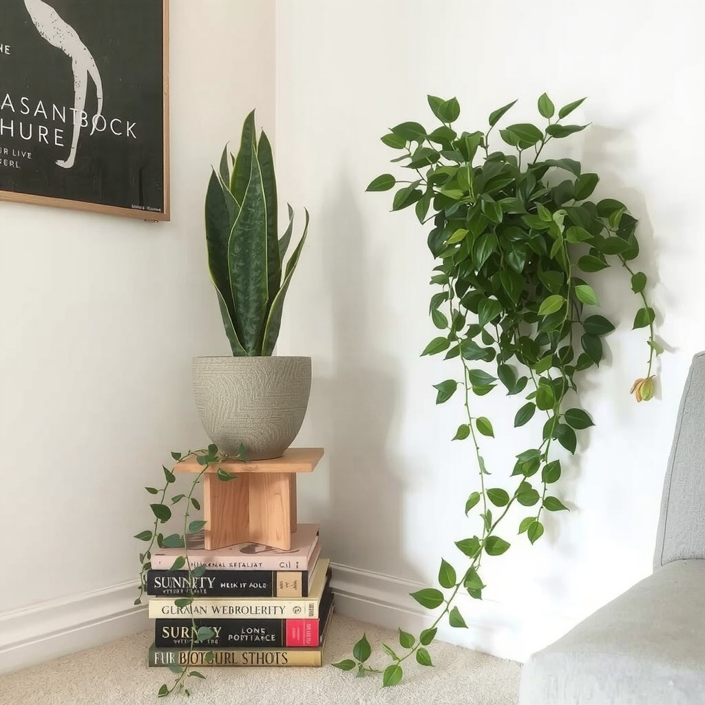 Statement plant focal arrangement