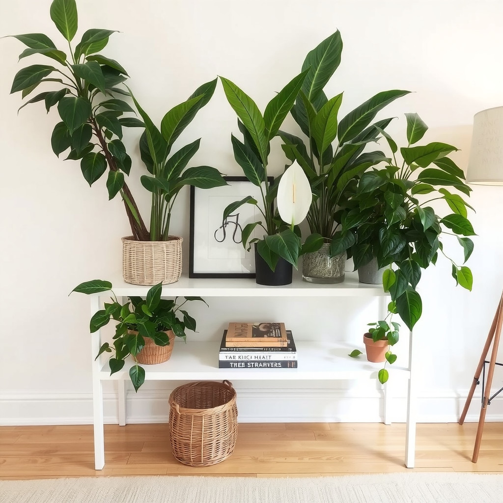 Curated grouping of beginner-friendly plants with varied forms and heights