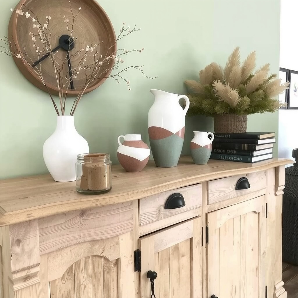 Restored wooden furniture