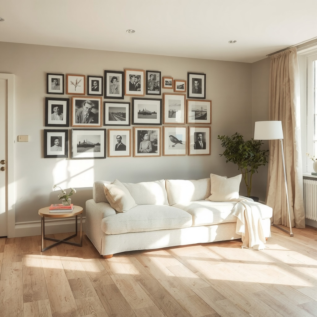 The Art of Curating Living Room Walls