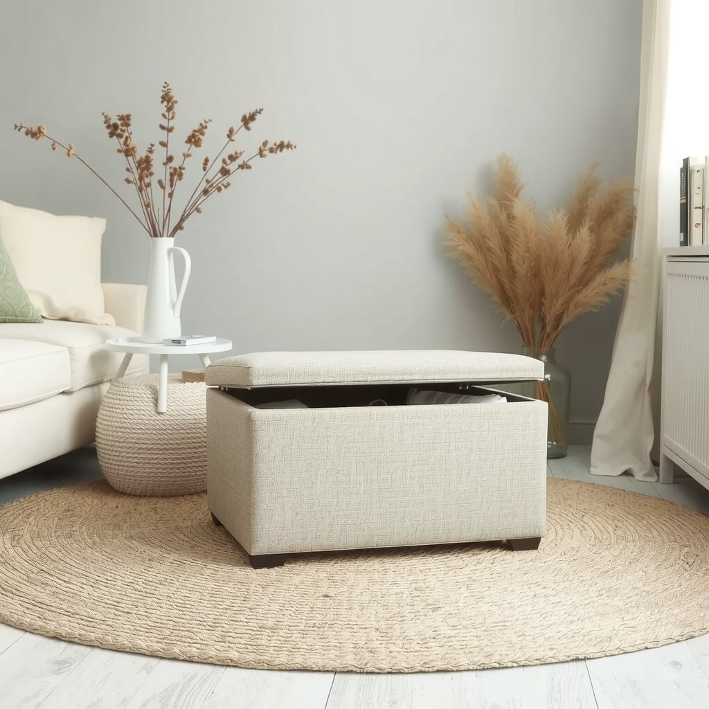 Multifunctional furniture in a small living room