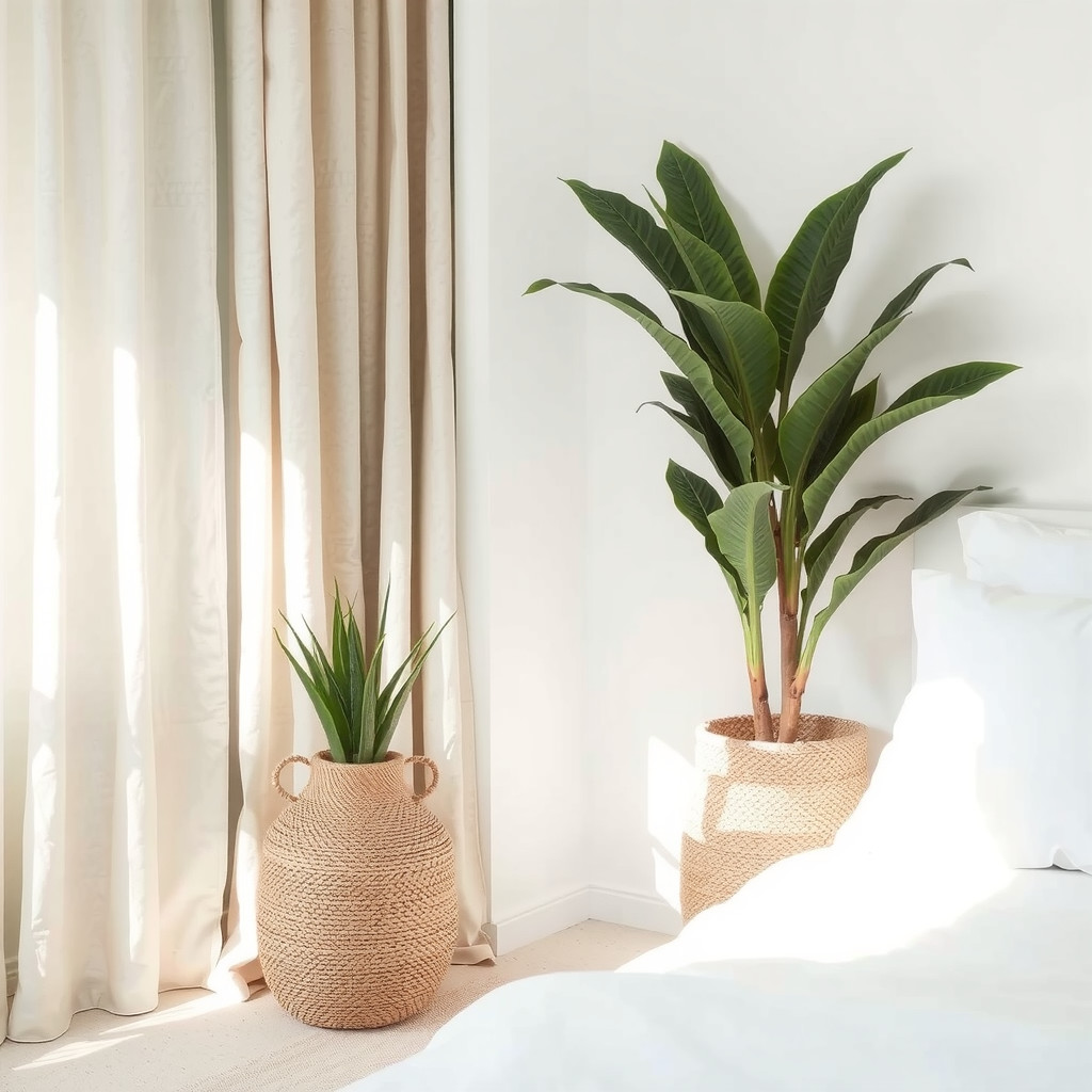 Verdant Slumber: Designing a Restorative Bedroom with Low-Maintenance Flora