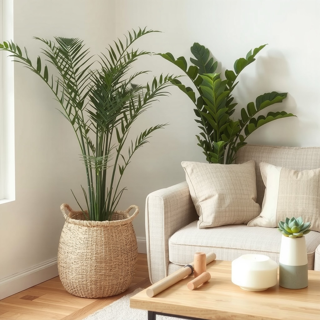 Budget-friendly greenery arrangement