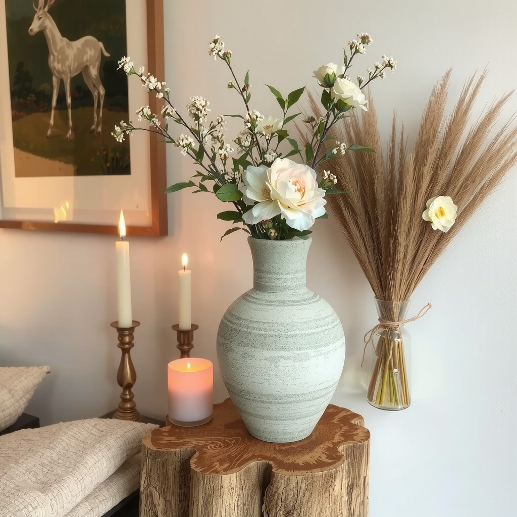 Handmade ceramic vase